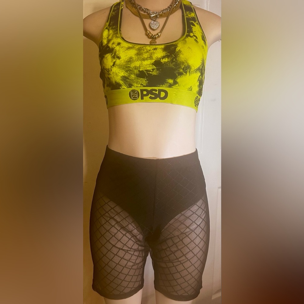*SALE*Elegant Black Sheer Tight Plus size Biker Shorts-NWT’s